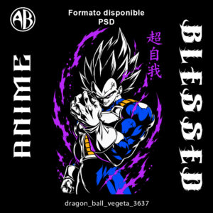 Dragon Ball - Vegeta-PSD - SKU3637
