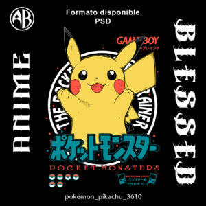 Pokemon - Pikachu-PSD - SKU3610