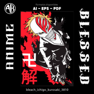 Bleach - Ichigo Kurosaki-Vector - SKU3810