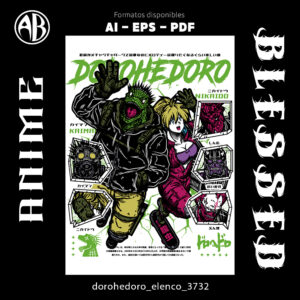 Dorohedoro - Elenco-Vector - SKU3732