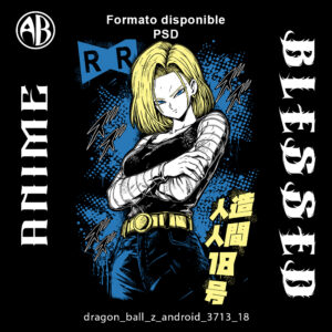 Dragon Ball - Z Android 18-PSD - SKU3713