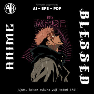 Jujutsu Kaisen - Sukuna Yuji Itadori-Vector - SKU3751