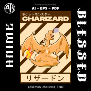 Pokemon - Charizard-Vector - SKU3789
